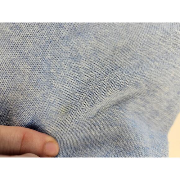 Untuckit size XX Large 2XL mens blue v neck sweater pullover cotton winter warm - Picture 5 of 7